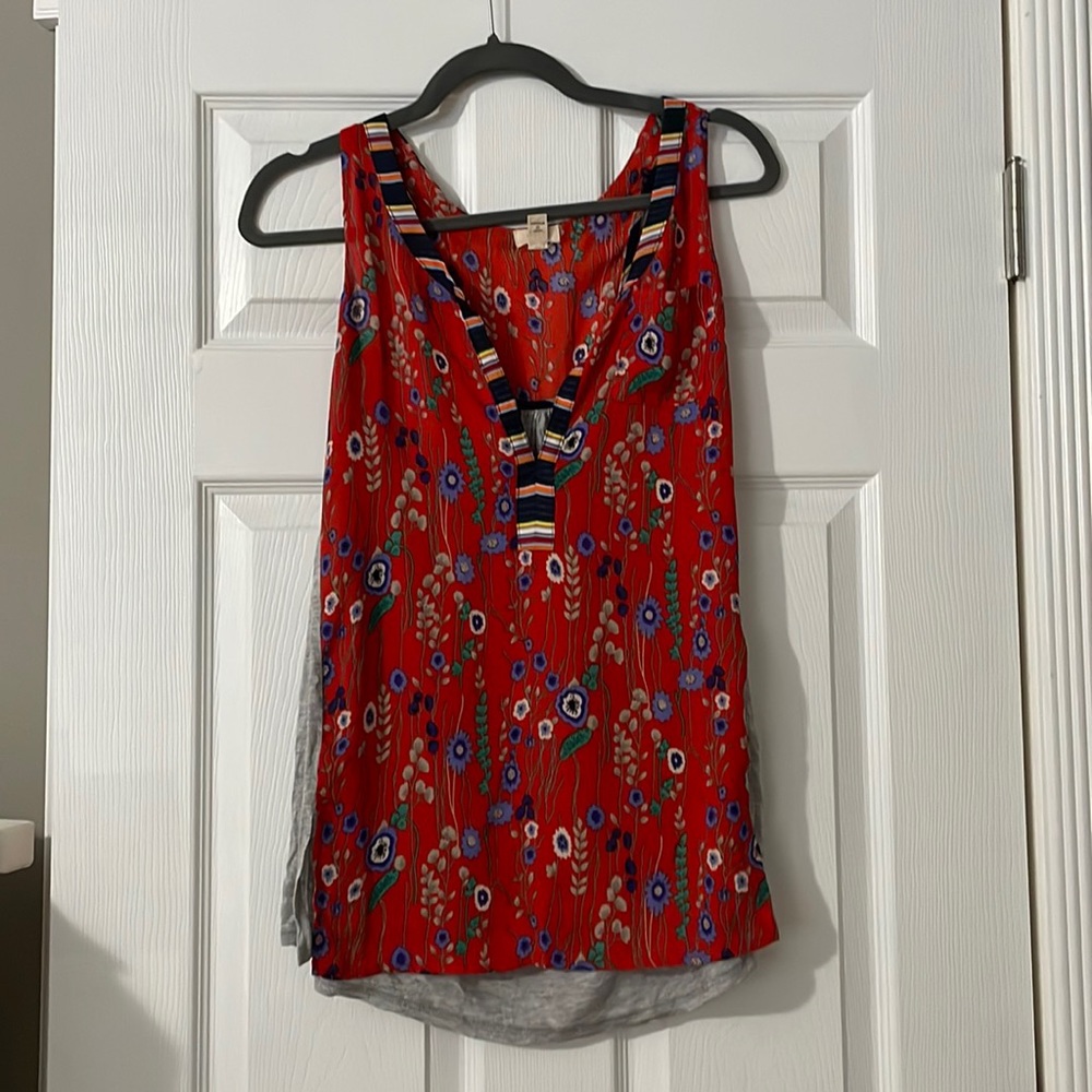 Anthropologie Tiny Brand Tunic Length Split Neck … - image 2